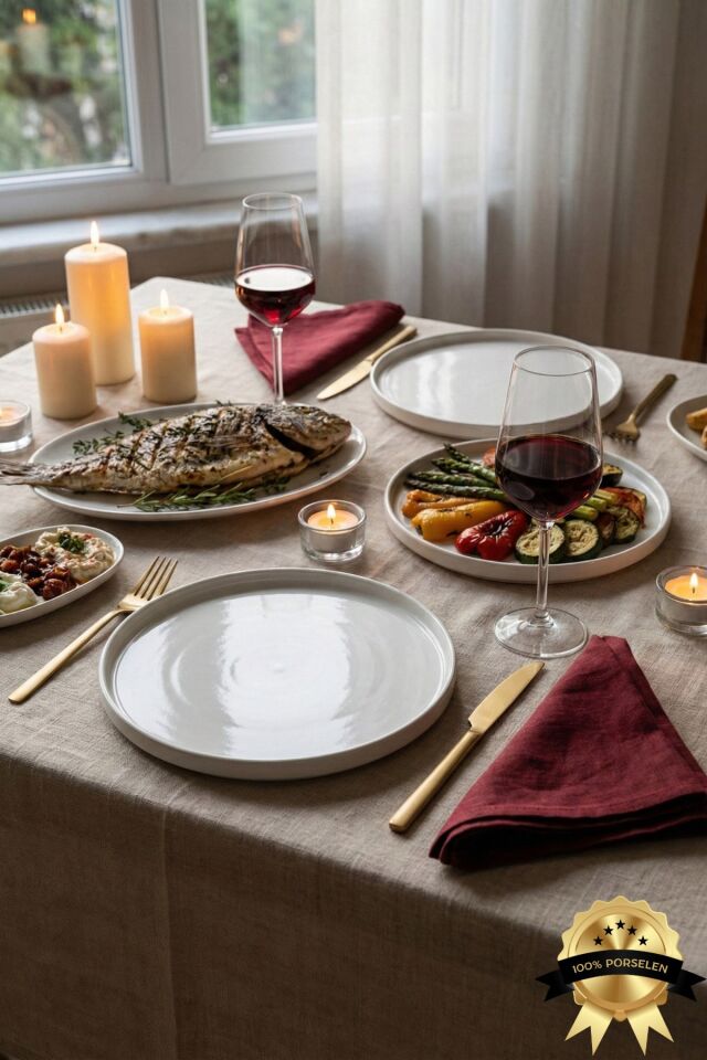 2'li Venüs 24 cm Porselen Servis Tabağı