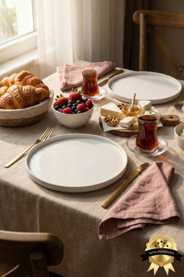 2'li Venüs 24 cm Porselen Servis Tabağı