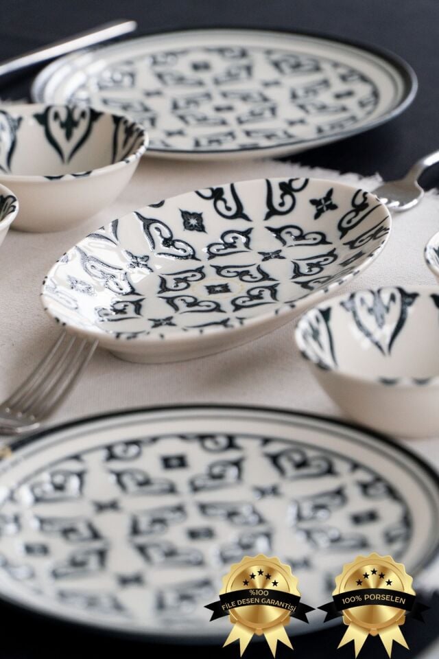 AHENK 6 Kişilik 16 Parça Kahvaltı Takımı