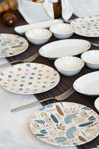 Başak Porselen 16 Parça 6 Kişilik Kahvaltı Takımı