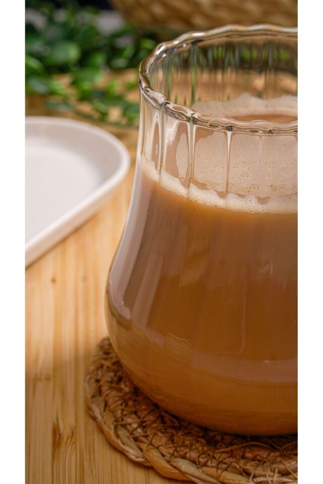 Borosilikat Optikli Damla Meşrubat Bardağı 420 ml