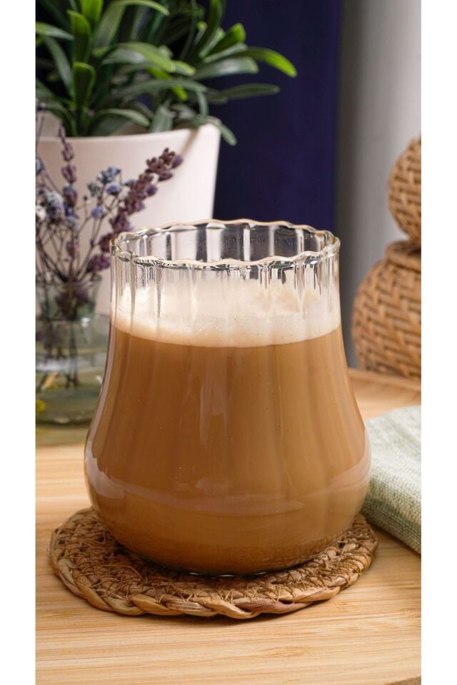 Borosilikat Optikli Damla Meşrubat Bardağı 420 ml