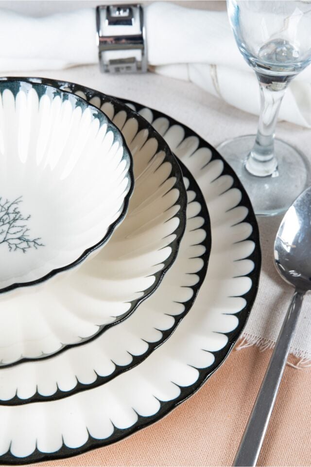 Derya Hayat Ağacı 24 Parça Yemek Seti