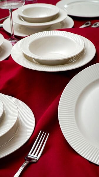 Elif 18 Parça 6 Kişilik Porselen Yemek Takımı