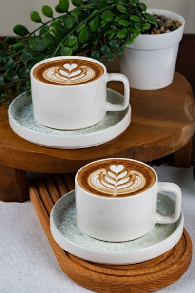 Kumsal Porselen Çay Takımı 4 Parça 2 Kişilik