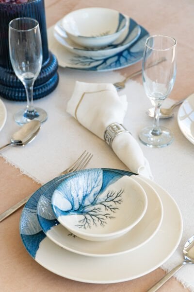 MİHRİ 18 Parça 6 Kişilik Yemek Takımı