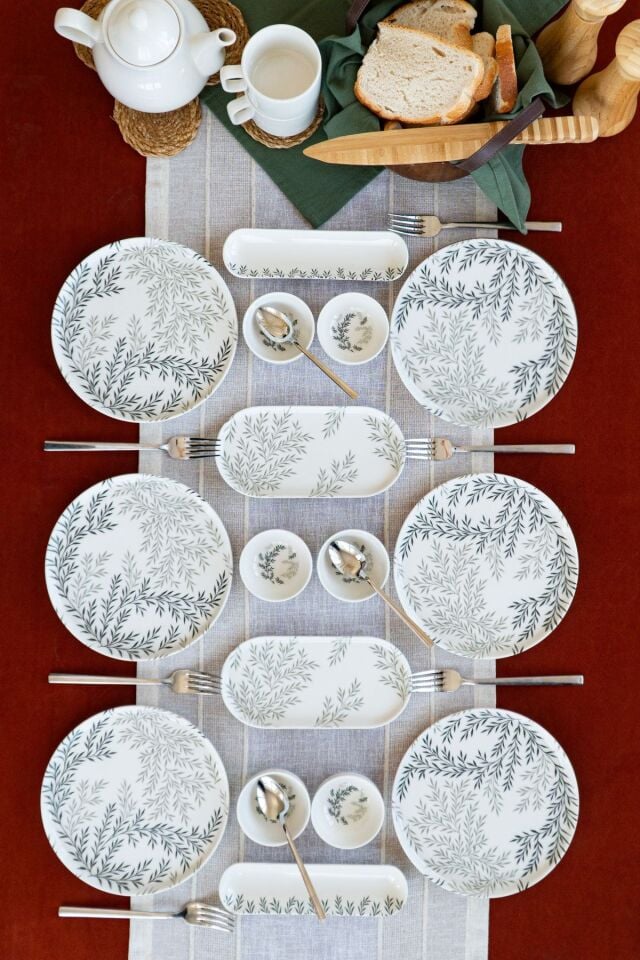 NARA 6 Kişilik 16 Parça Kahvaltı Takımı