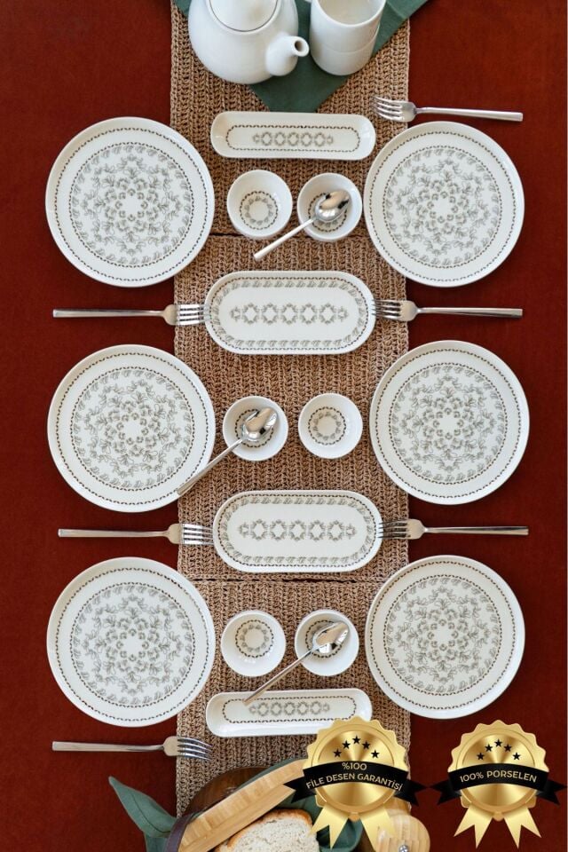 NAYA 6 Kişilik 16 Parça Kahvaltı Takımı