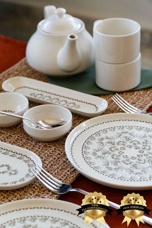 NAYA 6 Kişilik 16 Parça Kahvaltı Takımı