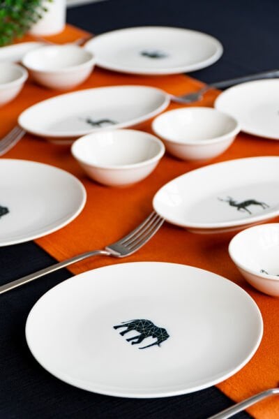 Origami 16 Parça 6 Kişilik Porselen Kahvaltı Takımı