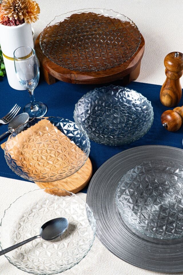 Prizma 7 Parça Servis ve Pasta Sunum Seti