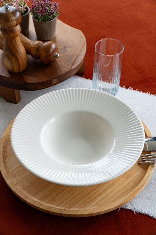 Satürn 27 cm Porselen Makarna Tabağı