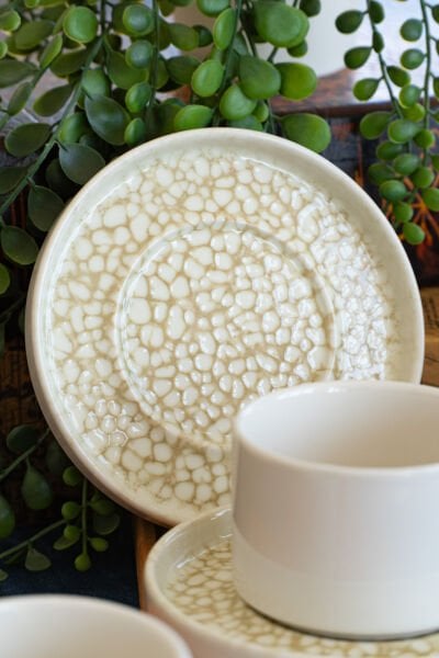 Side Porselen 4 Parça 2 Kişilik 230 ml Çay Fincan Takımı