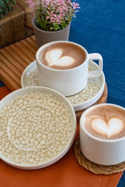 Side Porselen 4 Parça 2 Kişilik 230 ml Çay Fincan Takımı