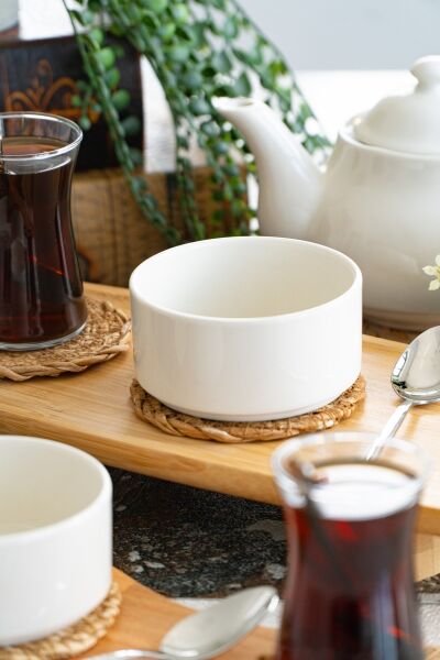 10 cm 2'li Porselen Sufle Kabı – Mini Fırın Kabı / Ramekin